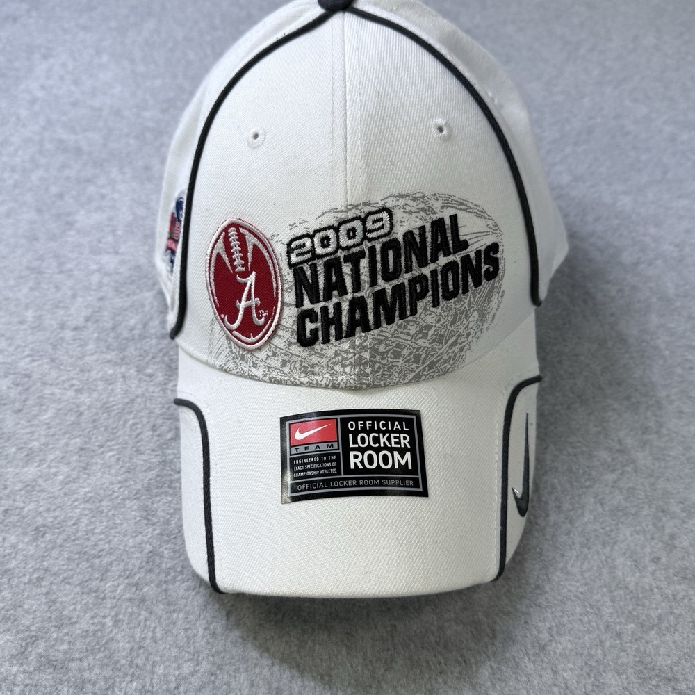 Alabama Crimson Tide Hat‎ Strap Back 2009 NCAA Football National Champions Nike
